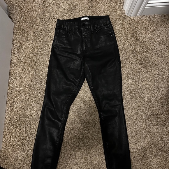 Good American, Good Legs, skinny coated jeans, size 6 - Picture 6 of 6